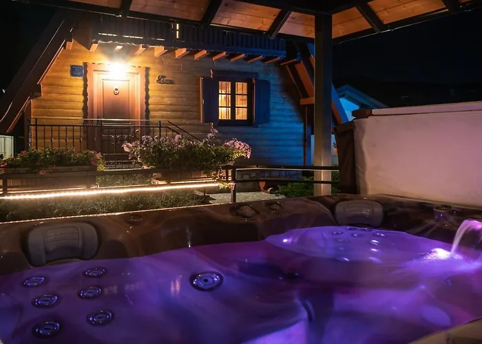 シャレー Runolist Mountain - 3 With Pool & Near Risnjak スリ・ルー